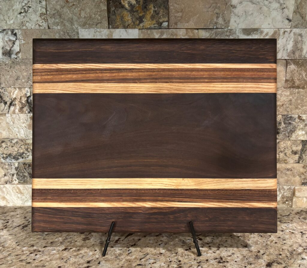 Walnut, Zebrawood & Ash