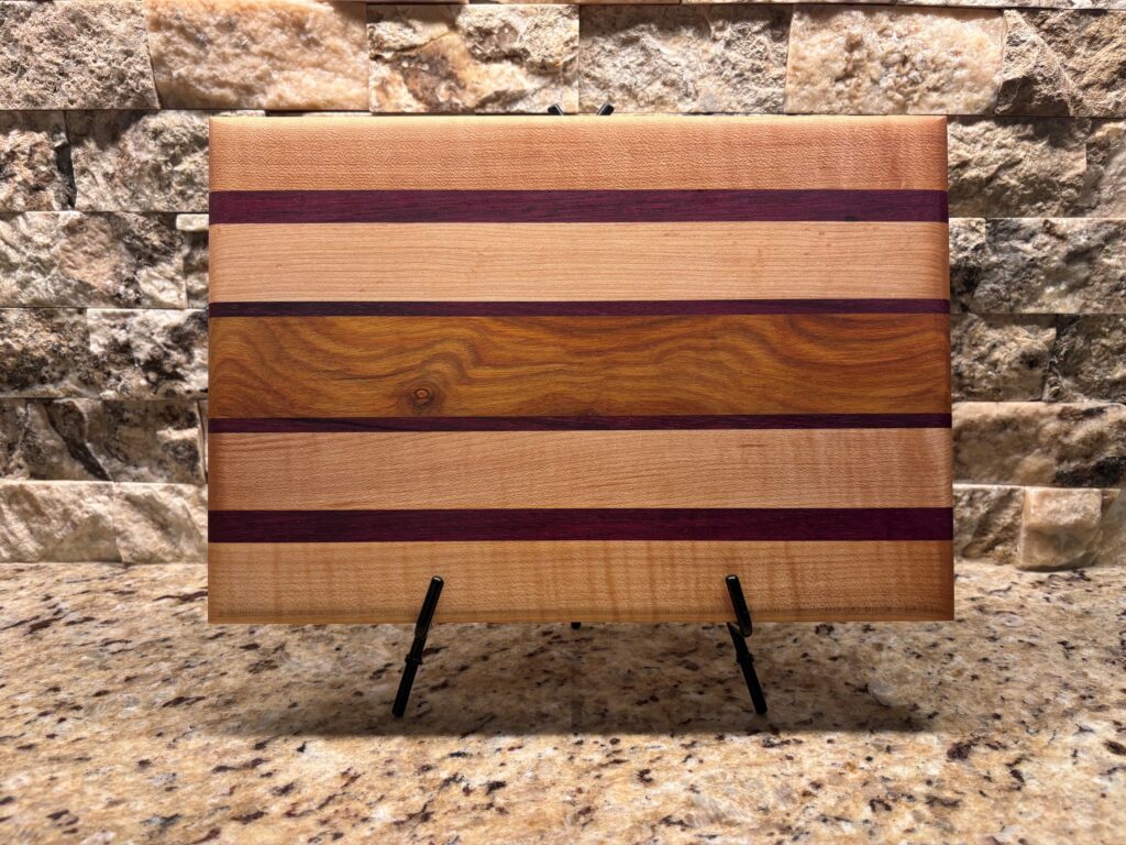 Canarywood, Rock Maple, & Purpleheart
