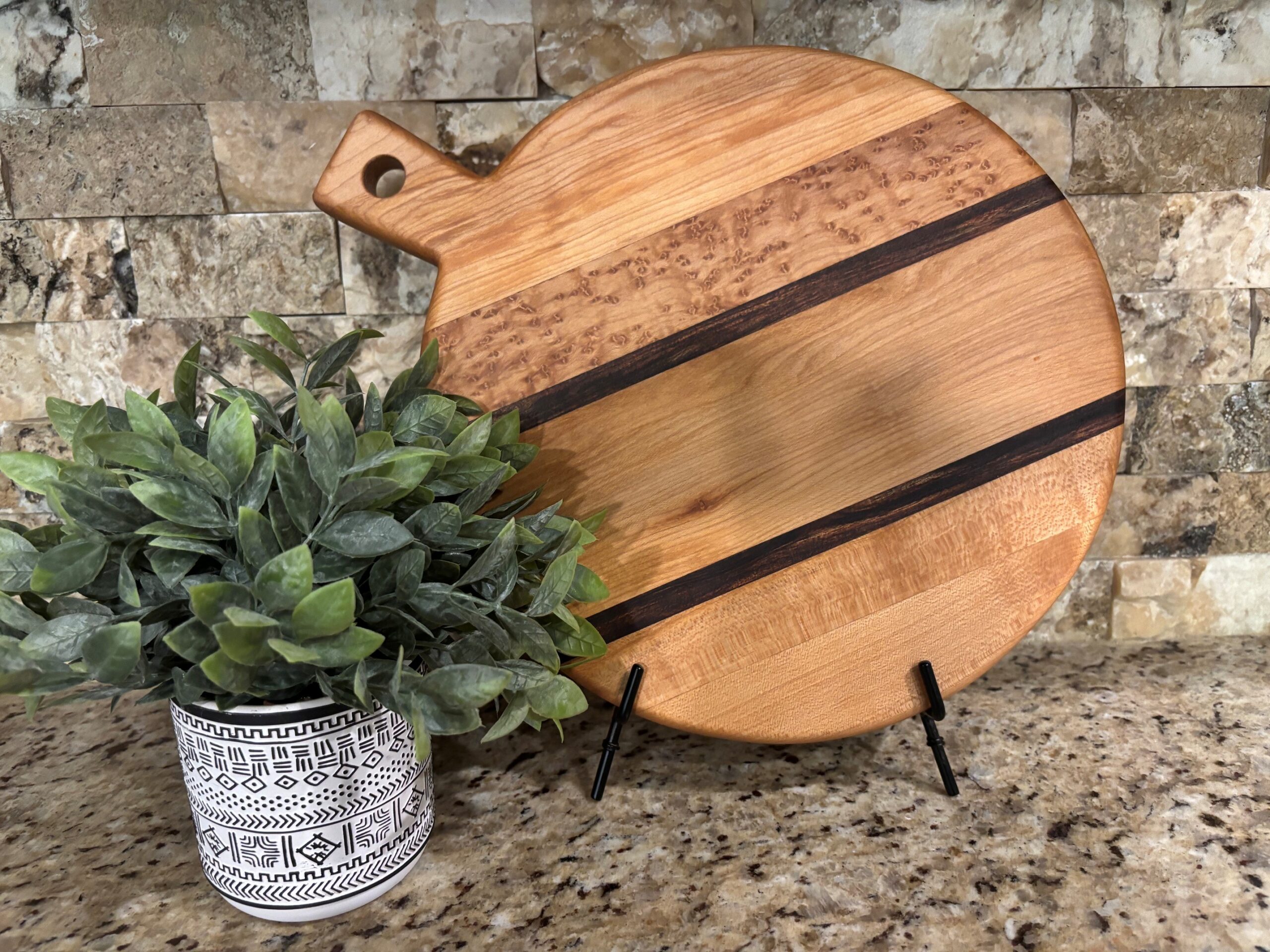 Rock Maple & Bubinga Round - Image 2