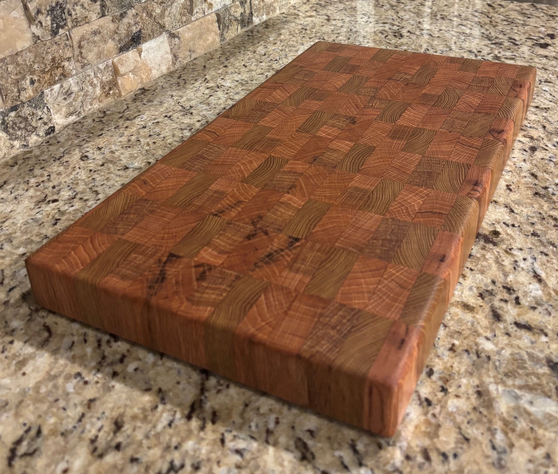 Oak End Grained Chopping Block - Image 2