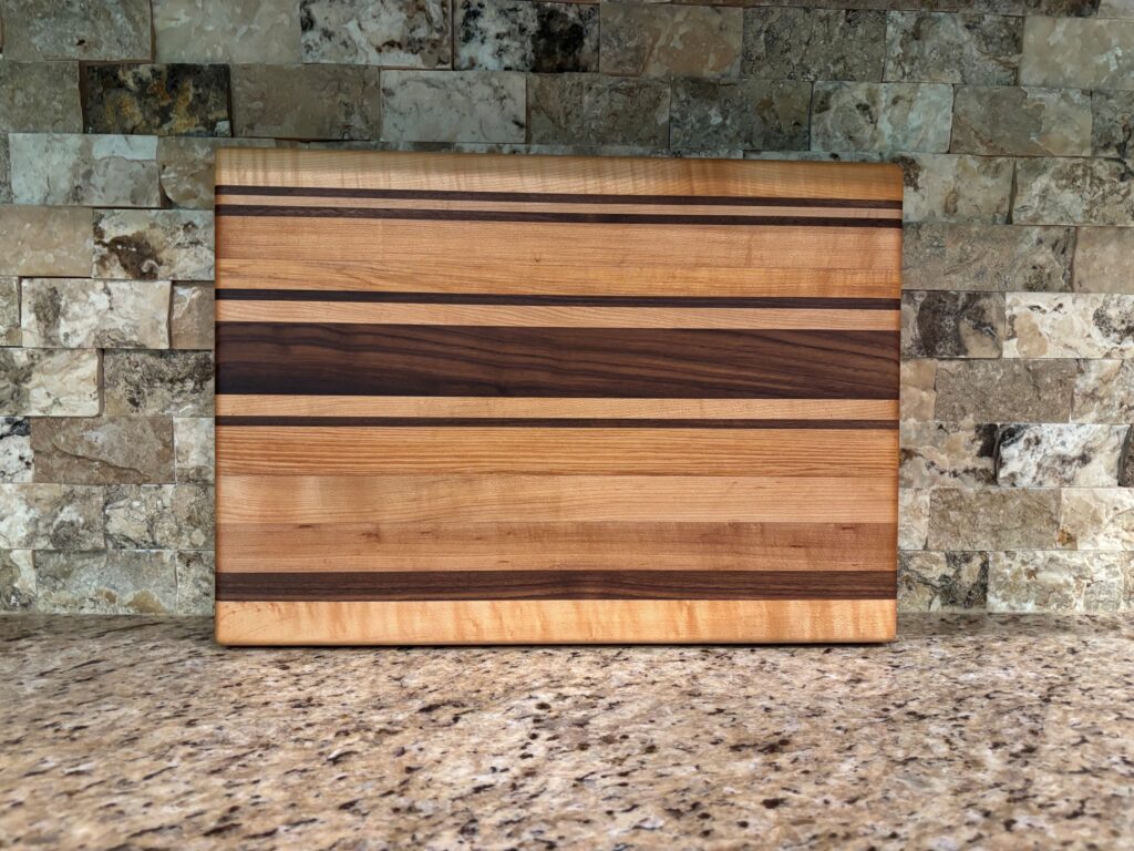 Rock Maple & Walnut Chopping Block